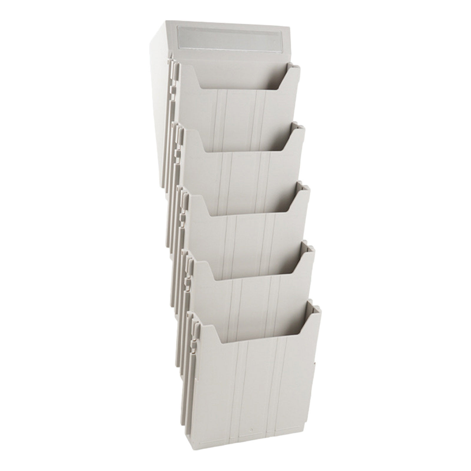 Magazine Holder Rack - Duvara Monte Edilebilen, Ayarlanabilir Ofis Dosya