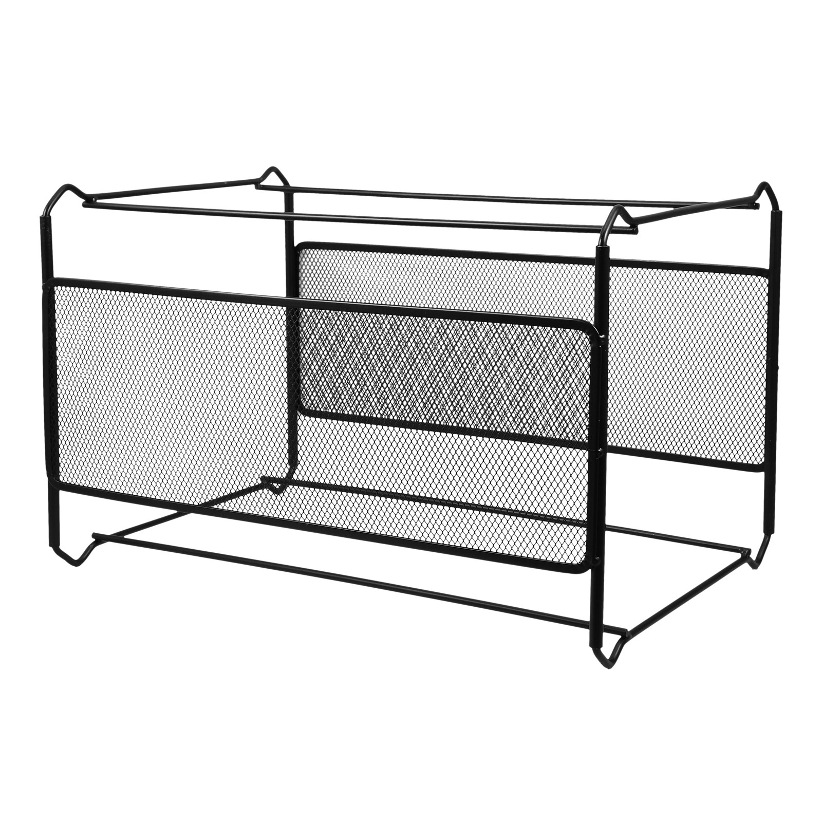Magazine Holder Rack - Metal Örgü Dosya Tutucu, Masaüstü Belge